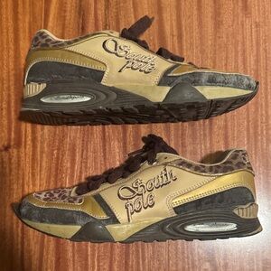 South Pole Women’s Brown and Black Sneakers